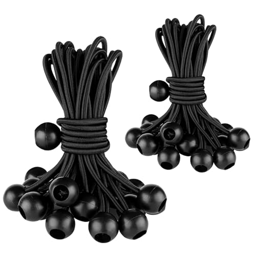 Gentpovth Spanngummis mit Kugel 15cm und 20cm,50 Stück Zeltgummi Planengummi Befestigung Expanderschlingen mit Kunststoff-Kugel,für Planen, Pavillons, Banner, Anhängernetze,Planenhalter Gentpovth Spanngummis mit Kugel 15cm und 20cm,50 Stück Zeltgummi Planengummi Befestigung Expanderschlingen mit Kunststoff-Kugel,für Planen, Pavillons, Banner, Anhängernetze,Planenhalter