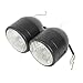 ALPHA MOTO Twin Front Headlights & Brackets For Harley Dual Sport Motorcycle Street Fighter