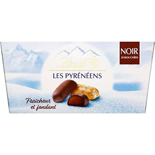 Les PYréNÉENS de Lindt – Paquete de 175 bombones negros – cremoso, suave y fresco – Caja de 175 unidades – 2 unidades