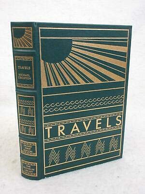SIGNED Michael Crichton TRAVELS 1988 Franklin L... B088HBL1RL Book Cover