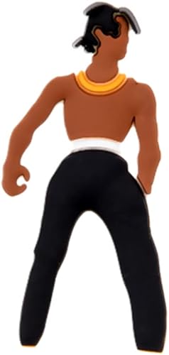 Miniatura 3 de Abalorios de cocodrilo de rapero cantante 6 piezas de dijes de música para zapatos de cocodrilo decoración de PVC para adolescentes niños y niñas