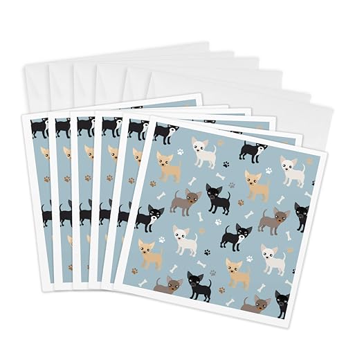 Cartes de vœux chihuahuas pour anniversaires et correspondances amicales