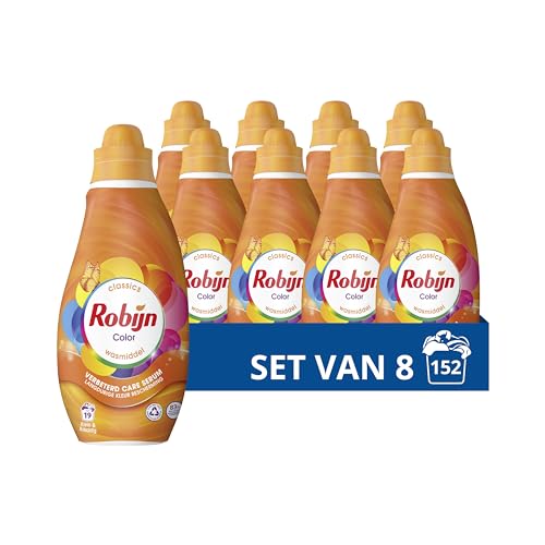Robijn Klein & Krachtig Classics Color vloeibaar wasmiddel 8 x 19 wasbeurten