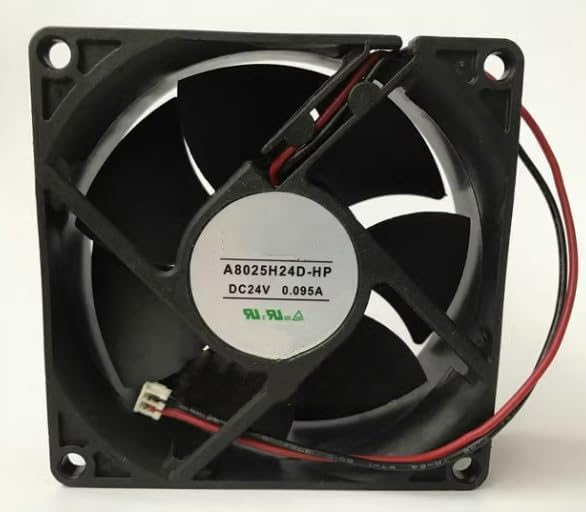 Compact Design: Measuring 8cm, this 2-wire inverter fan is designed to fit snugly in tight spaces, making it ideal for use in inverters and other electronic devices.