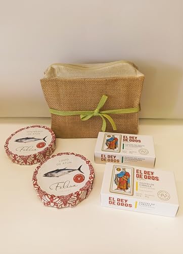 Pack de atún de Barbate en un necéser