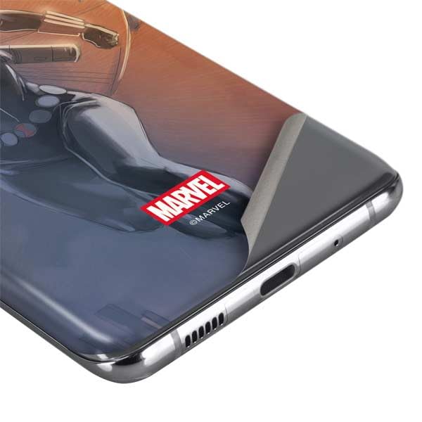Skinit Decal Phone Skin Compatible with Galaxy S20 Ultra 5G - Officially Licensed Marvel Black Widow Running Design