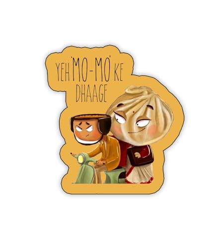 Image of Gift Me Bazar Fast Food Fridge Magnets for Refrigerator Stylish Decor | Home, Kitchen and Office Decoration | Best Souvenir Gift (Yeh Mo-Mo Ke Dhaage)