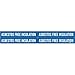 Brady 7018-4, 93451 Self-Sticking Vinyl Pipe Marker, (Pack of 50 Cards)