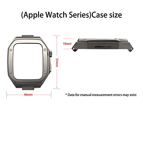 Protéger Apple Watch 45mm avec ce boîtier luxe en acier métal