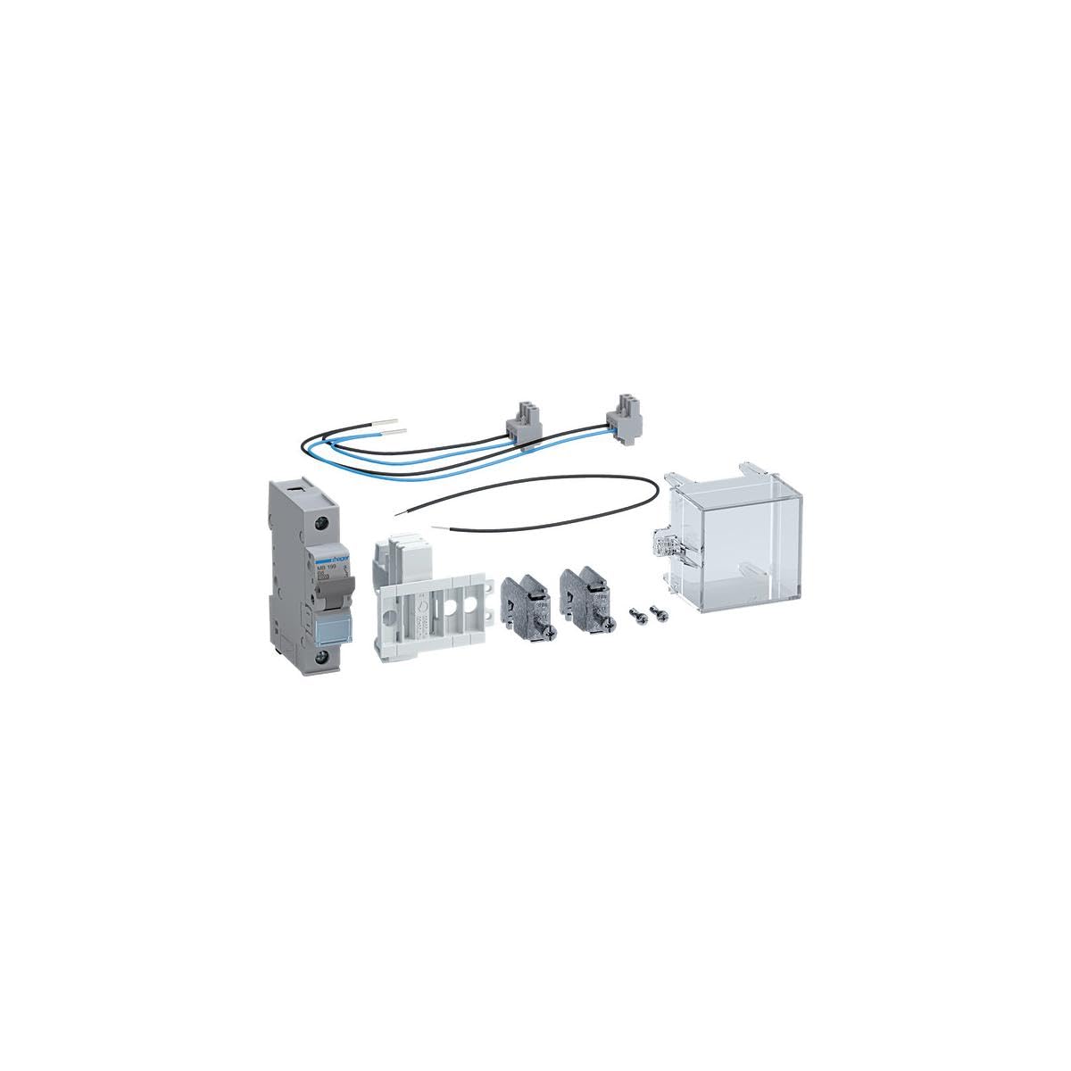 Hager ZY5N2LS paquete APZ RfZ para armario electrico 1400mm con interruptor automatico LS 6A integrado