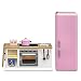 Lundby Dollhouse White Kitchen Furniture Cooker Oven Fridge Set 1:18 Scale