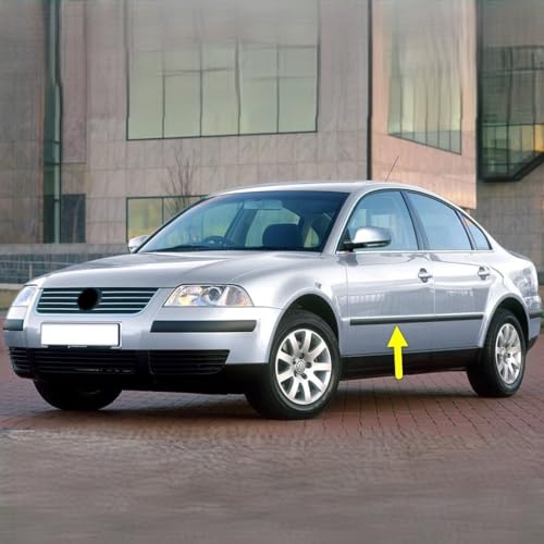 VW Passat B5.5 2001-2005 sol ön kapı çıtası, siyah plastik 3B0853515