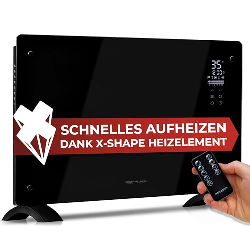 ProfiCare® Elektroheizung mit Glasfront & X-Shape Heizelement...