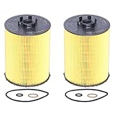 Wix Engine Oil Filter Set (Cartridge Lube Metal Free Filt) (2 Pieces)
