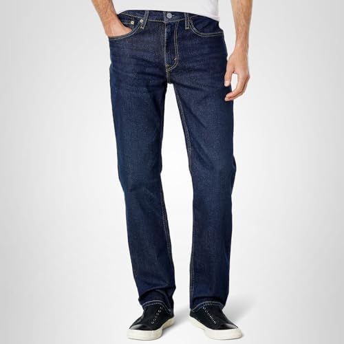 Levi's Men's 514 Straight Jean, Clean Run - Dark Indigo, 36Wx30L — view 6