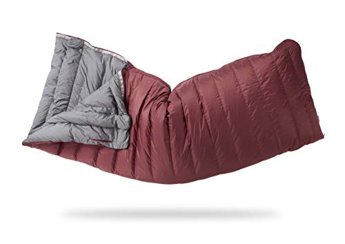 Rab Outpost 700 Down Insulated Rectangular Sleeping Bag For Camping And Backpacking - Oxblood Red - 25 Degree, Regular, Left Zip #TOP3
