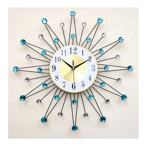 Horloge murale créative étoile en métal pour une touche de luxe contemporain