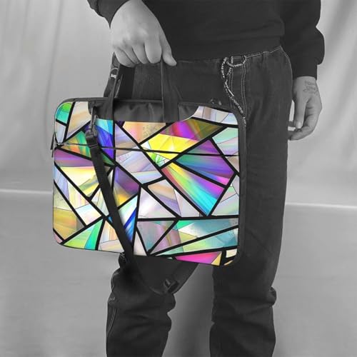 Bolso para portátil geométrico impermeable 15.6 pulgadas miniatura 2