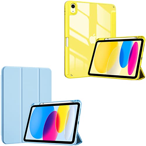 ProCase ProCase iPad 10th Gen Slim Case with Pencil Holder 2022 Bundle with iPad 10th Gen 10.9 2022 Soft TPU Case