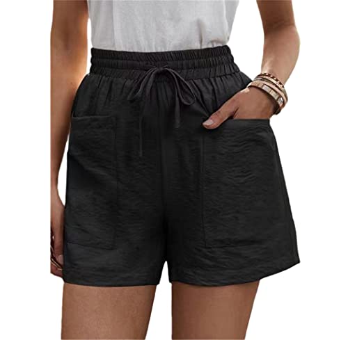 Short d'été coton et lin jambe large anti-frottement 4XL