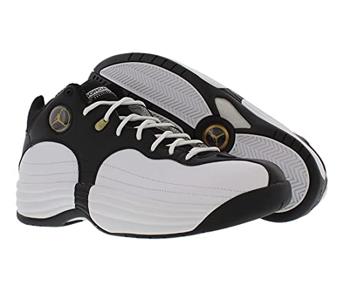 Jordan Jumpman Team 1 Mens Shoes Size 8.5, Color: Black/White/Gold #TOP1