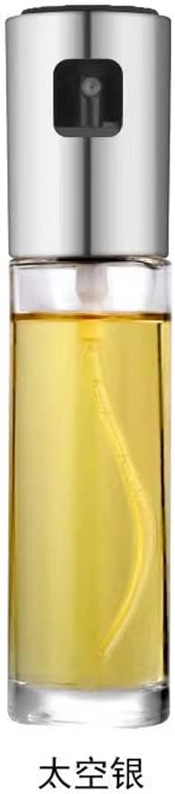 Household Spray Oil Pot Seal Portable Outdoor Barbecue Oil Spray Bottle Kitchen Food Oil Peanut Oil Glass Oil Spray Dottle (golden) : Patio, Lawn & Garden