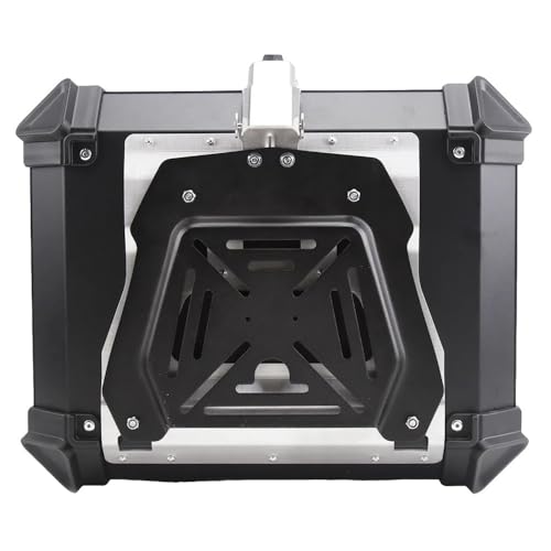 Porte bagages moto universel avec plaque de base et fixation rétractable