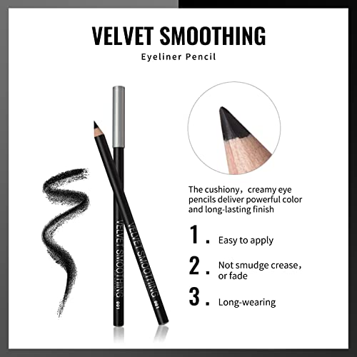 Set di 12 matite per eyeliner Erinde, matita per