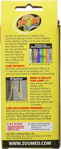 (2 unidades) Zoo Med Reptisun 10.0 Uvb Mini Compacto FluorescenteZoo Med FS-C10M