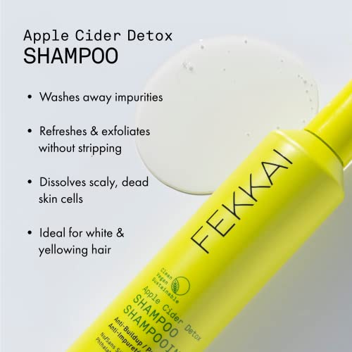 Fekkai Apple Cider Detox Shampoo - 8.5 Oz - Salon Grade, Ewg Compliant, Vegan & Cruelty Free - Promotes Hair & Scalp Health #TOP1