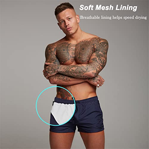 Short de bain homme séchage rapide avec doublure maille - 5