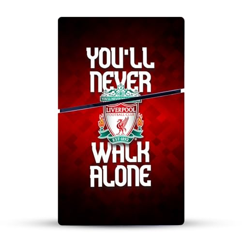 Head Case Designs Officially Licensed Liverpool Football Club YNWA Art Vinyl Sticker Gaming Skin Decal Cover Compatible With Sony PlayStation 5 PS5 Slim/Pro Disc Edition Console & DualSense Controller