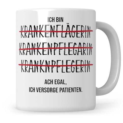 Sweetify Tasse Krankenpflegerin Geschenk Krankenpflege