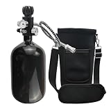 Orctac DOT 68ci PCP air Tank System,4500psi Black Carbon Fiber Paintball Tank,HPA Tank Paintball air...