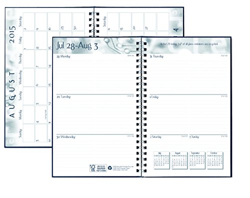 House Of Doolittle 2015 - 2016 Academic Year Weekly Planner Assignment Book, Black Cover, 5 X 8 Inches (Hod27502-16) #TOP3