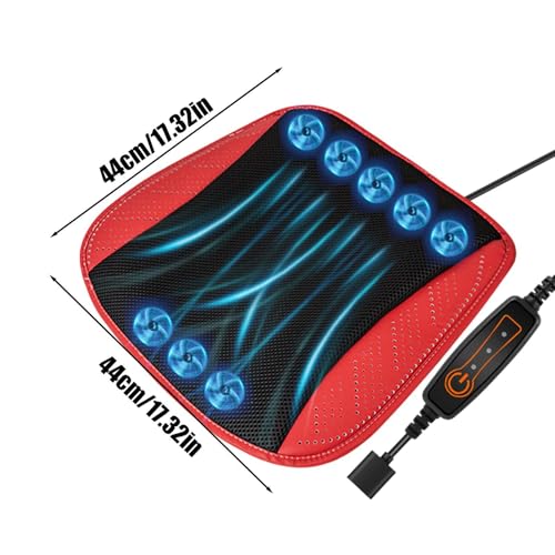 Cojín de asiento con ventiladores y accesorios automotrices de enfriamiento para coche 5