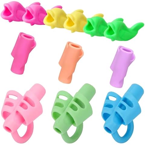 Colovis Pencil Silicone Grips for Kids Handwriting, 3 Type, Suitable for Children, Students, Toddler, and Special Needs Cover