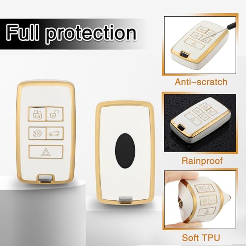 Protector para llave Range Rover Evoque y Discovery 5 de 5 botones TPU 5