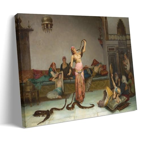 Peinture orientaliste de Theodoros Ralli pour une decoration murale elegant en toile
