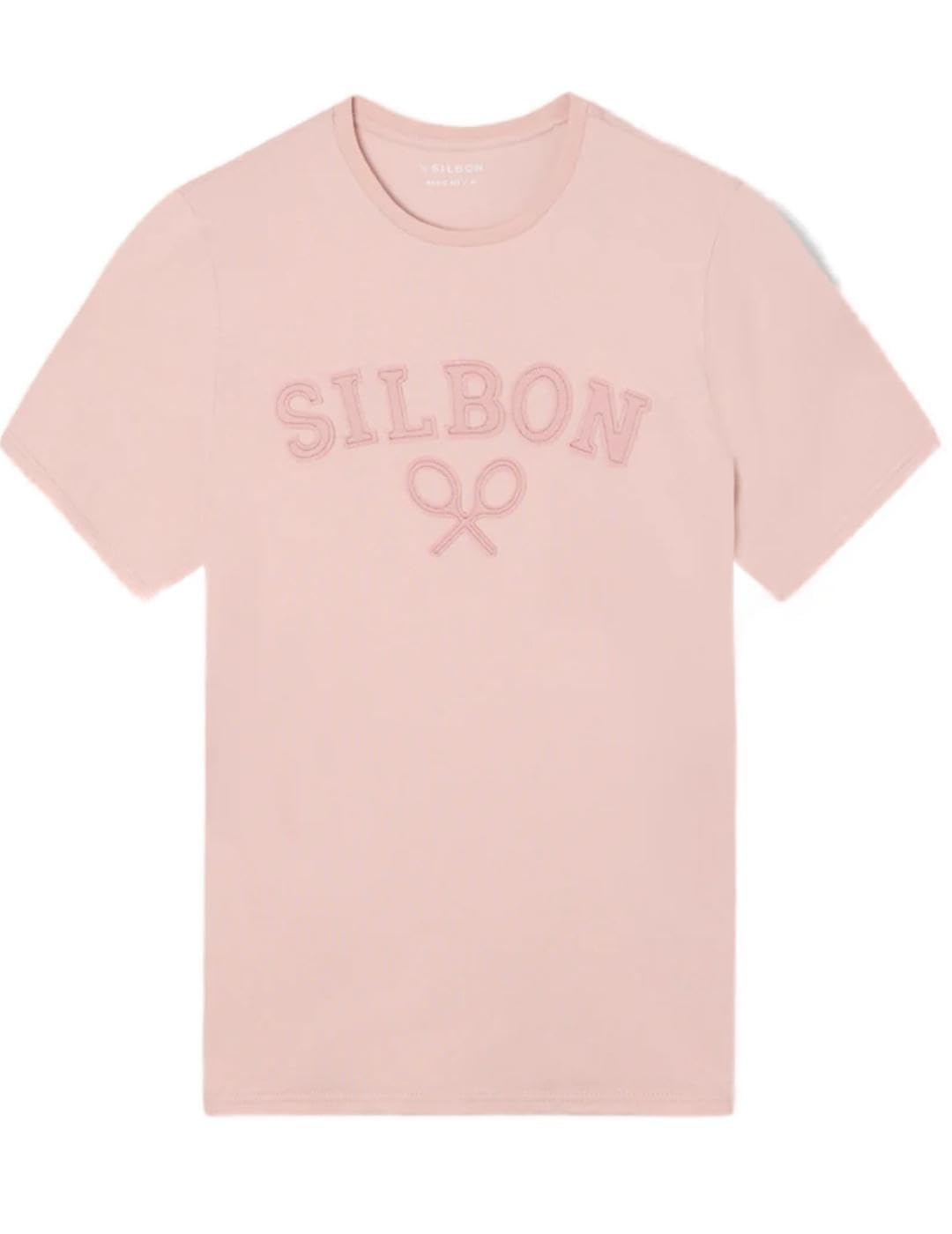 SILBON T-Shirt Racket Media, Pink, L/3XL