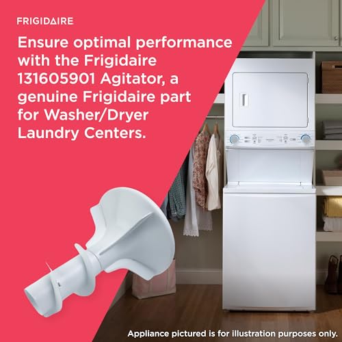 Frigidaire 131605901 Agitator for Washer/Dryer Laundry Centers, White by Frigidaire - Image 4