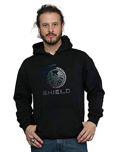 Image of Marvel Men's Agents Of SHIELD Logistics Division Hoodie Black XXXXX-Large