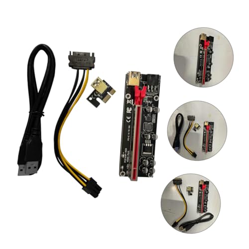 6 sets PCIe Extender Cable Adaptador GPU para Minería miniatura 3