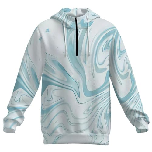Tie-dye Fall Men's Casual Long Sleeve Hooded Zip Up Pullover Sweatshirt4