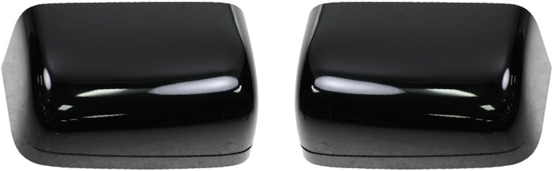 Trail Ridge Mirror Cap Set For Trail Ridge Power-Folding Tow Mirrors Only Smooth Black Compatible with 02-05 Ford Excursion 04-14 F-150 08-16 F-250 Super Duty F-350 F-450 08-15 F-550