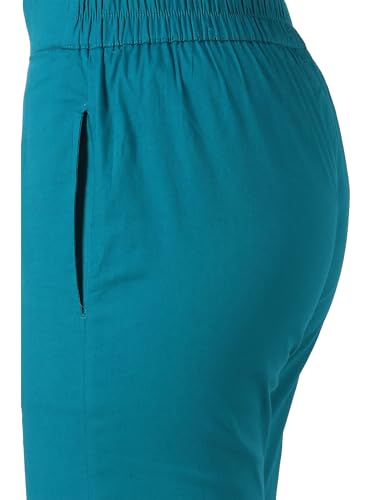Image of Saundarya Women's Regular Fit Stretchable Cotton Trousers Pants