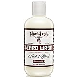 Maestro's Classic BEARD WASH | Deep Cleaning, Non-Drying, Fully Hydrating Gentle Cleanser For All Beard Types & Lengths- Unscented, 8 Ounce