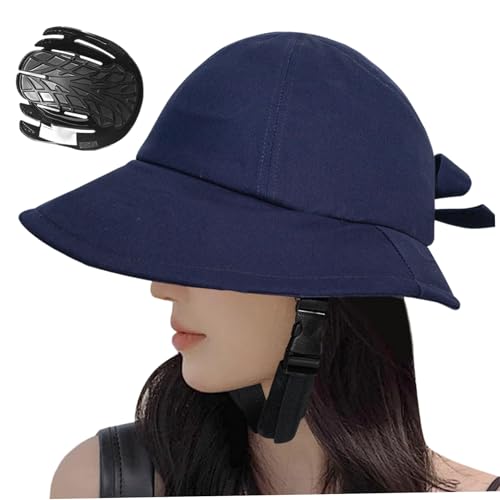 Chapeau de soleil avec casque de vélo intégré pour hommes et femmes