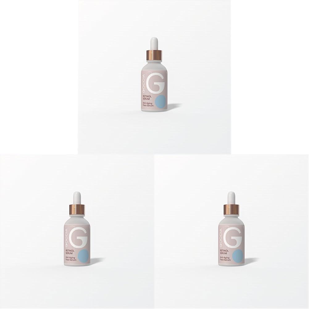 Retinol Serum – Anti Aging, Hyaluronik Asit & Niacinamide ile Kırışıklık ve İnce Çizgilere Karşı Yoğun Bakım, Cilt Yenileyici ve Nemlendirici Gece Serumu – Vegan Formül 20 ml (3 paketi)