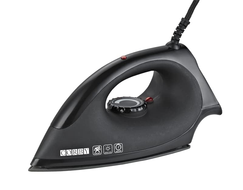 Corby Sherwood żelazko suche, 1200 W, czarne, wtyczka UE